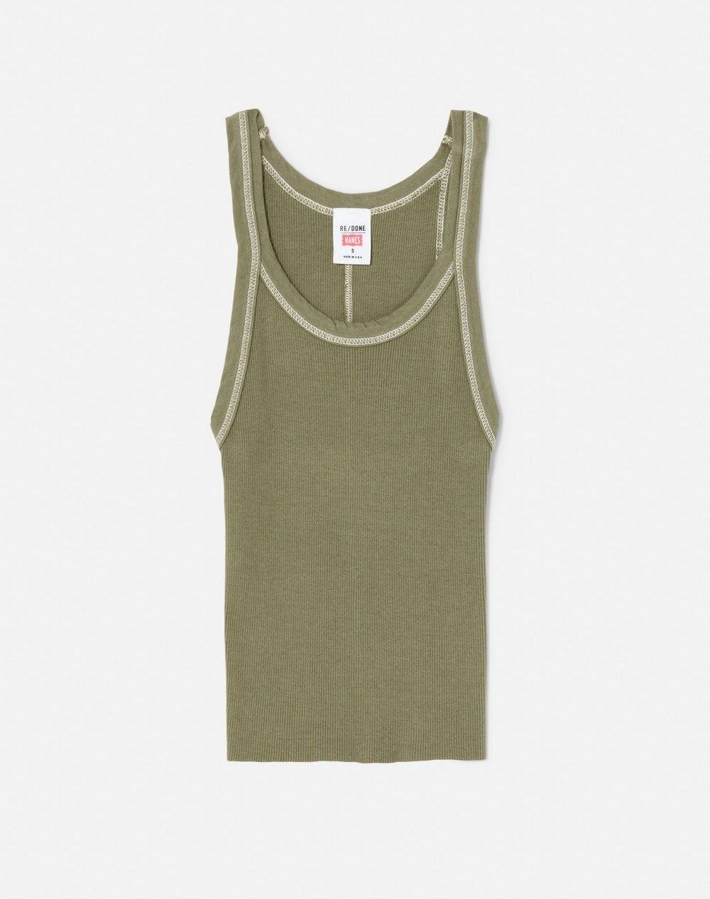 CROPPED RIBBED TANK