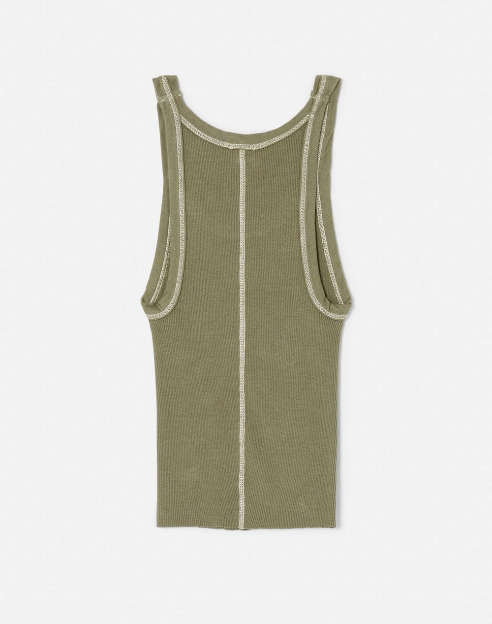 CROPPED RIBBED TANK