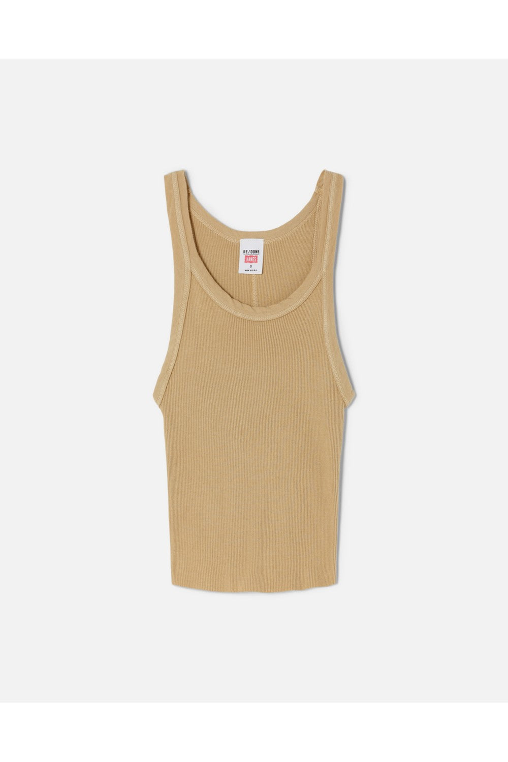 CROPPED RIBBED TANK