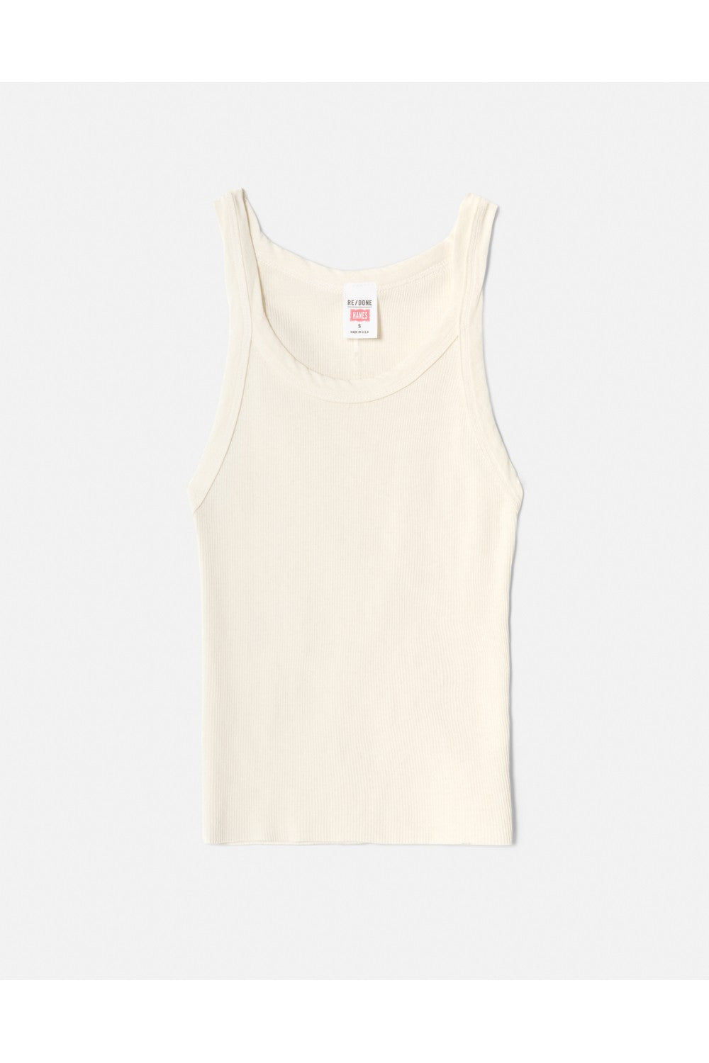 CROPPED RIBBED TANK
