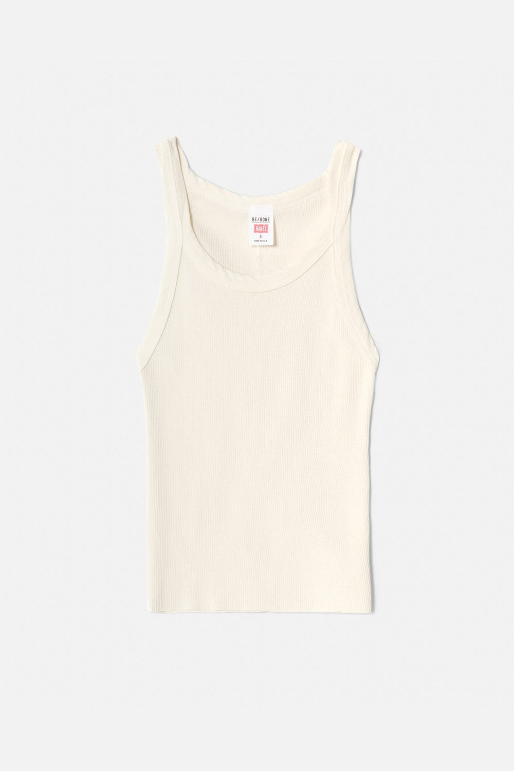 CROPPED RIBBED TANK