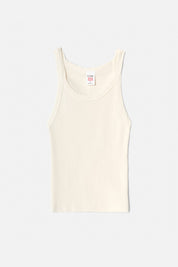 CROPPED RIBBED TANK