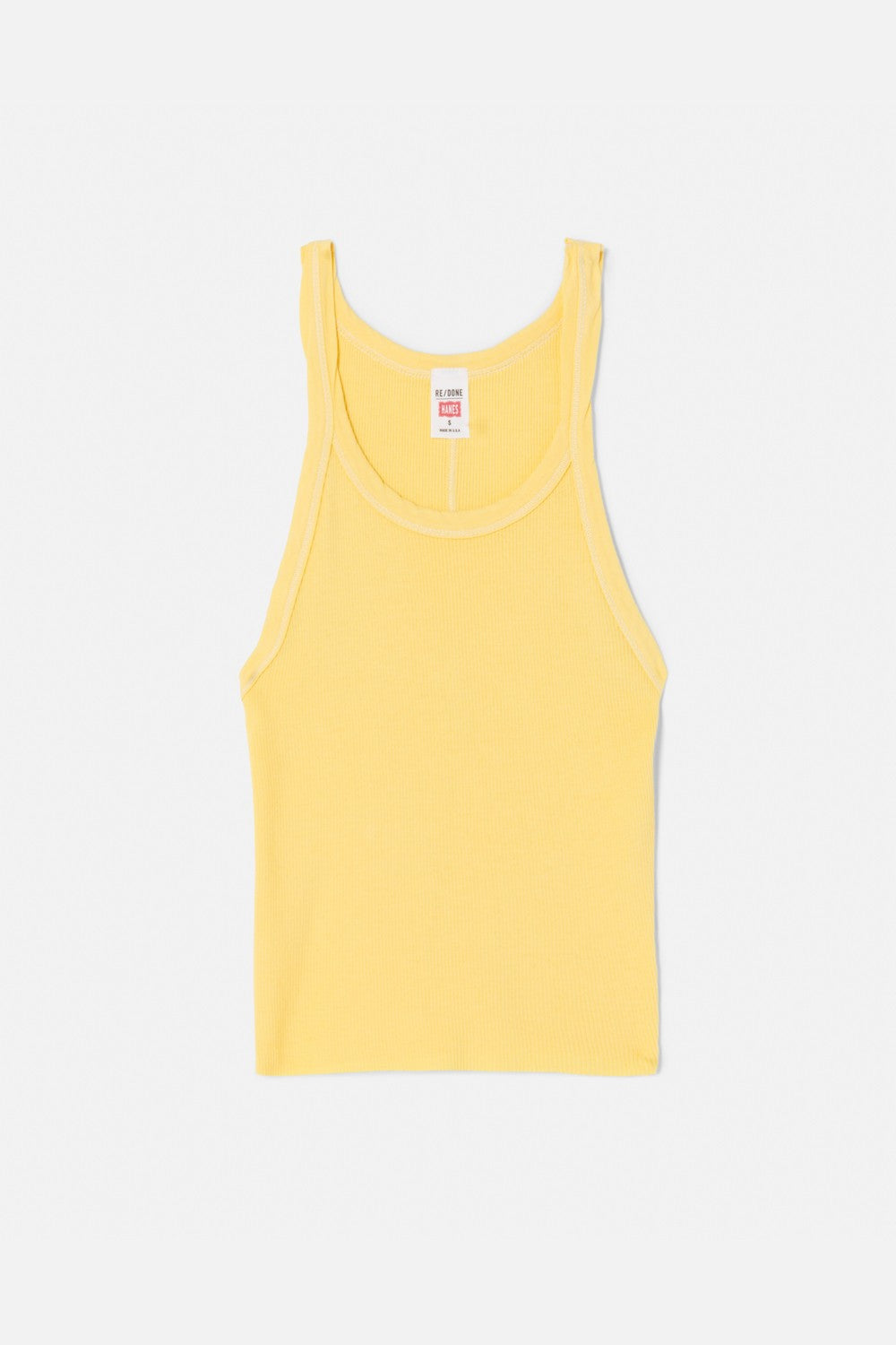 CROPPED RIBBED TANK