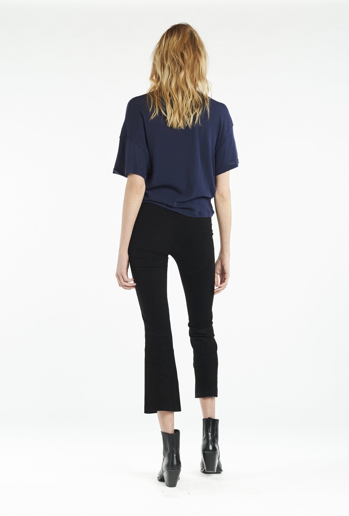 HIGH WAIST CROP FLARE LEGGING