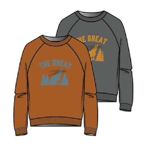 THE SHRUNKEN SWEATSHIRT WCOYOTE GRAPHIC